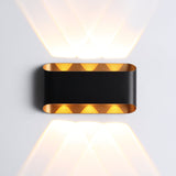 Twilight Gold 6W Vägglampa Svart-Lampconcept.se