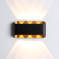 Twilight Gold 6W Vägglampa Svart-Lampconcept.se