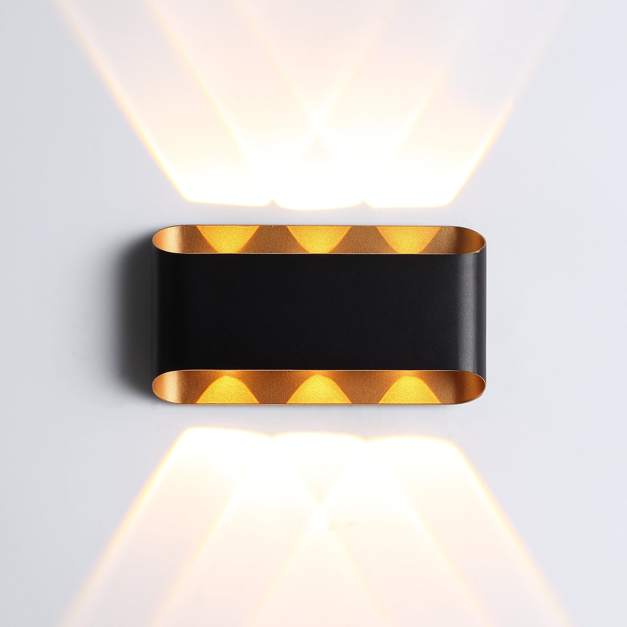 Twilight Gold 6W Vägglampa Svart-Lampconcept.se