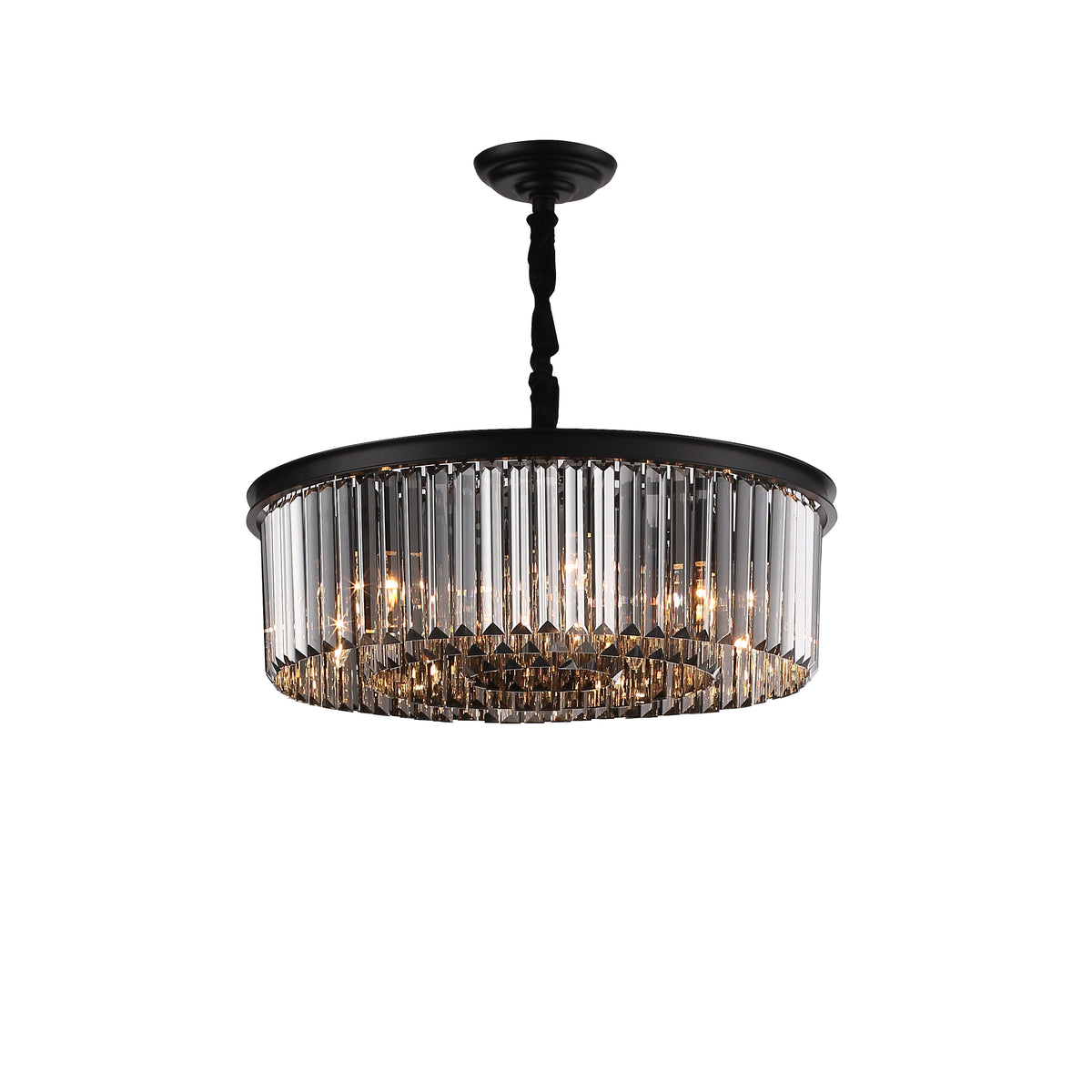 Santorini Ljuskrona Ø55 Smoke-Lampconcept.se