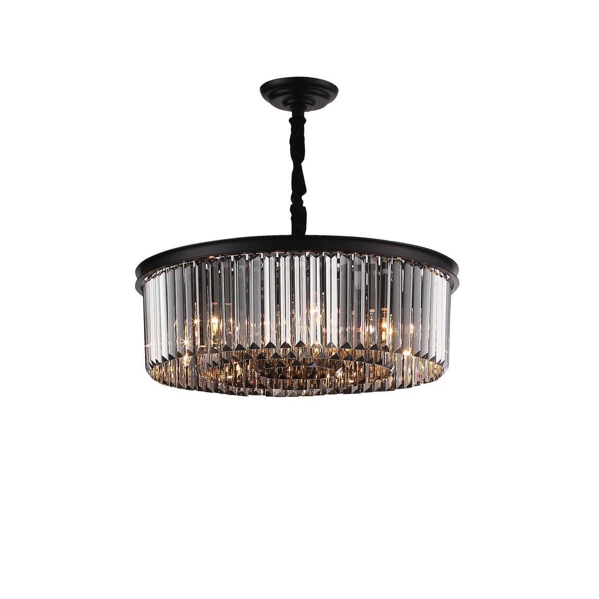 Santorini Ljuskrona Ø55 Smoke-Lampconcept.se