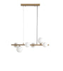 Valencia Small Långbordstaklampa 63cm Mässing/Opal