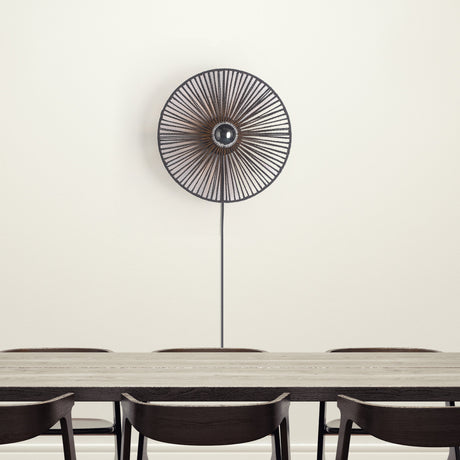 Wave Vägglampa Ø40 Svart-Lampconcept.se