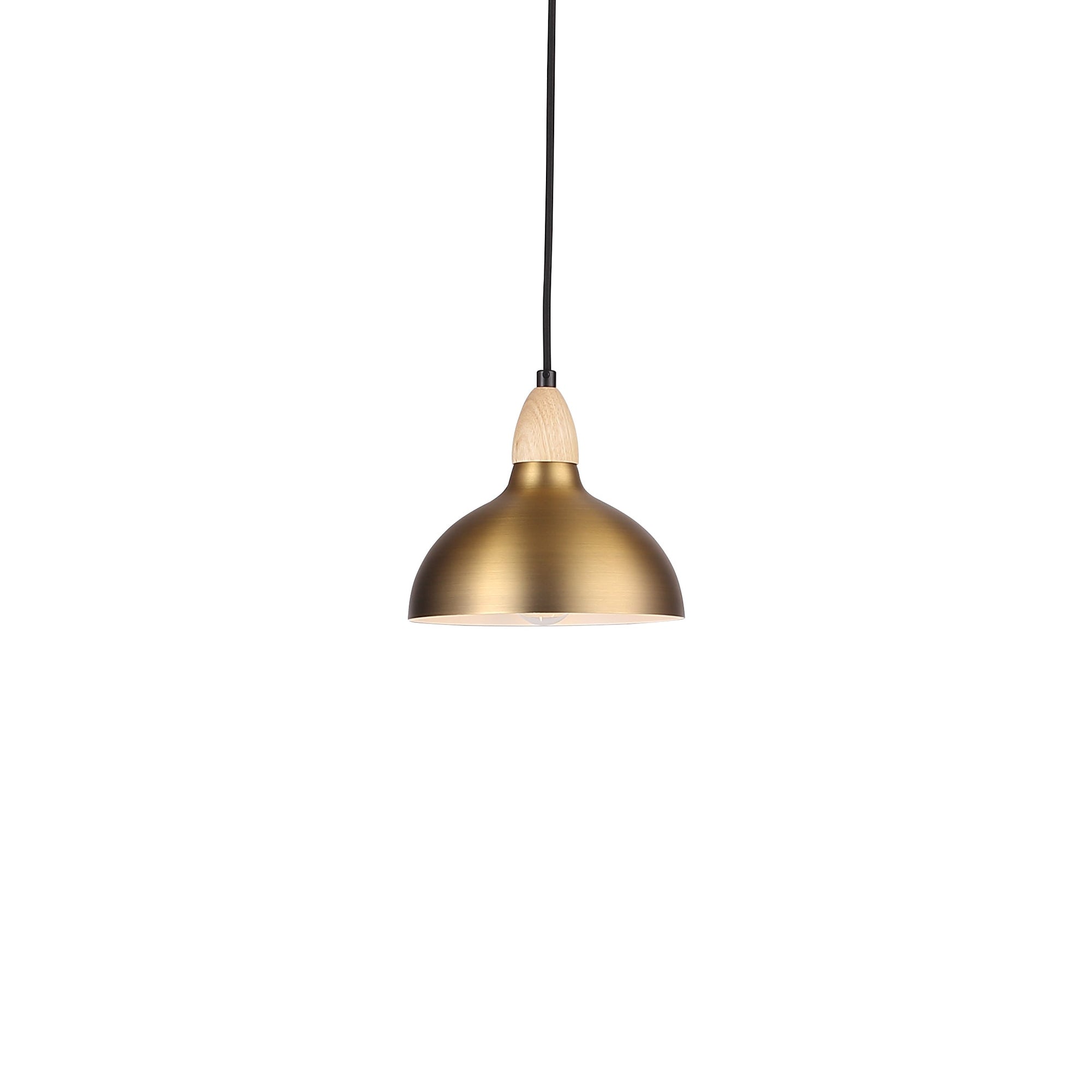 Oak Ø19 Borstad Mässing-Lampconcept.se