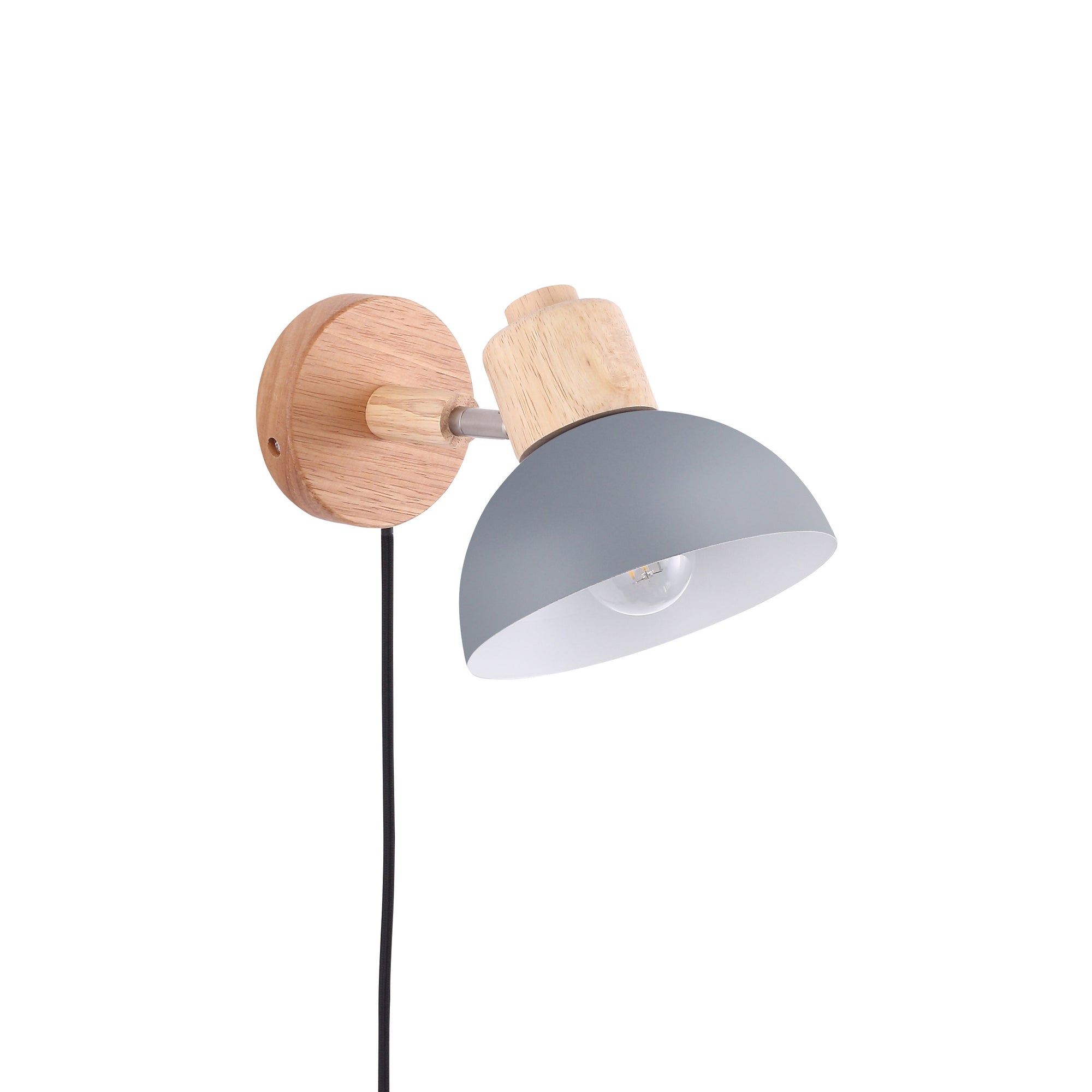 Boom Vägglampa Grå-Lampconcept.se