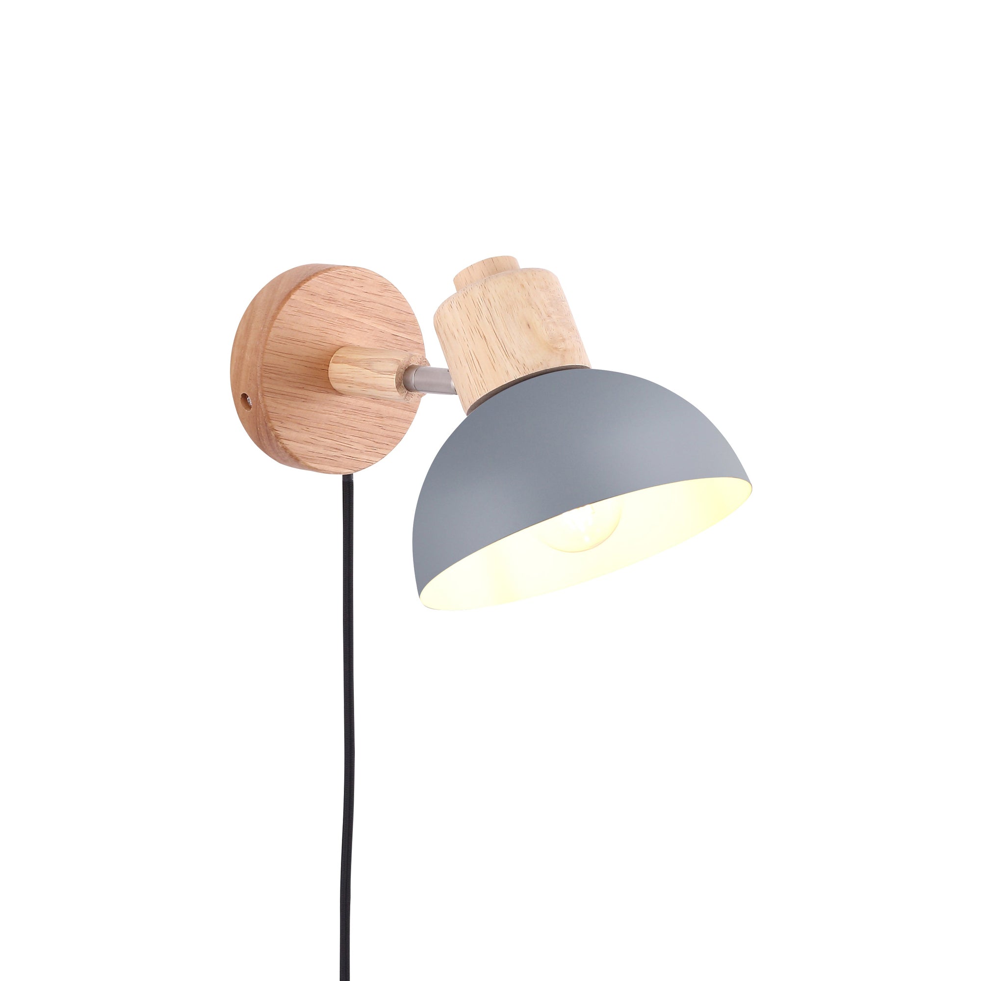 Boom Vägglampa Grå-Lampconcept.se