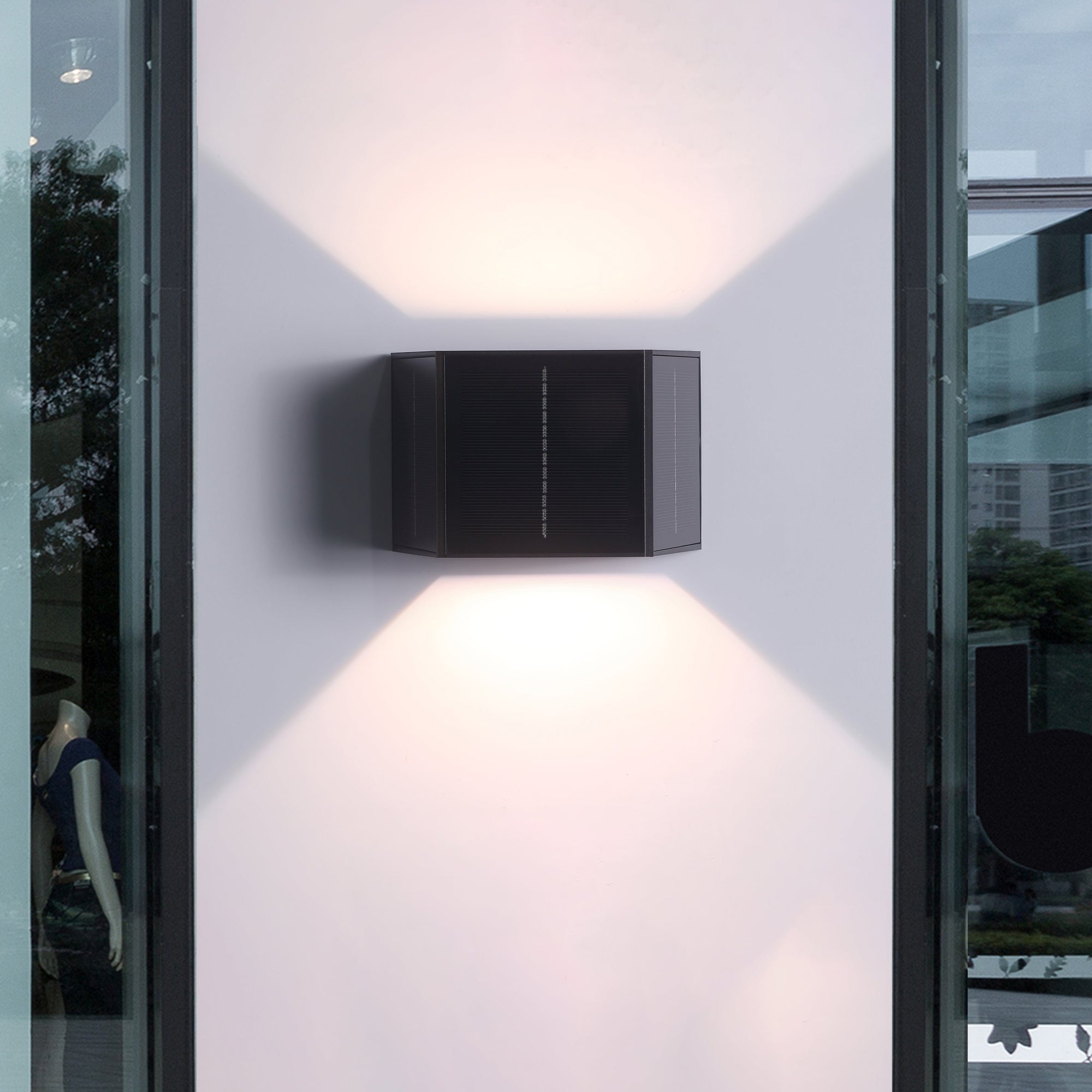 Setta Solcells Vägglampa-Lampconcept.se