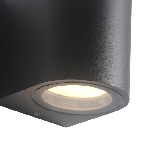 Gamp Round Vägglampa Utomhus Svart-Lampconcept.se