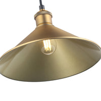 Coffee Taklampa Ø26 Borstad Mässing-Lampconcept.se