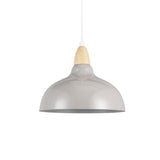 Oak Taklampa Ø24 Glossy Grå-Lampconcept.se