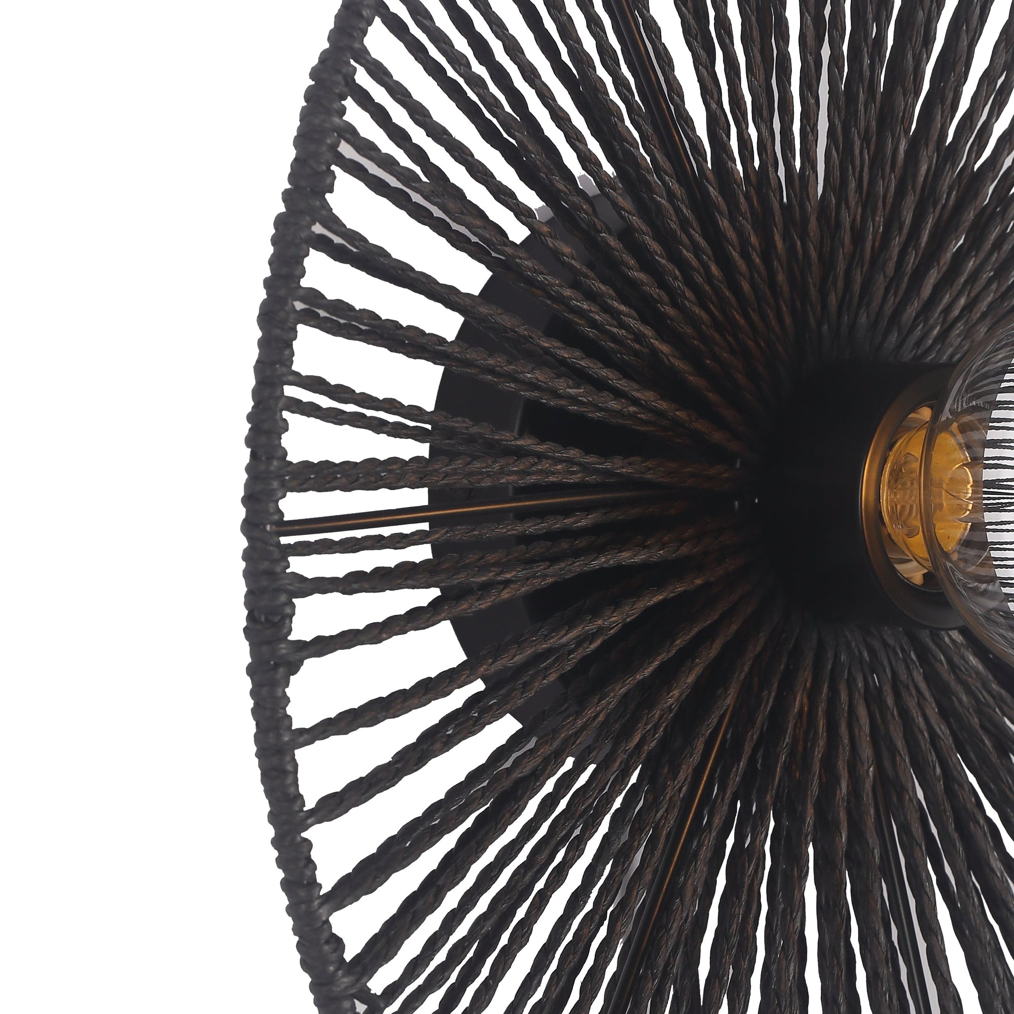 Wave Vägglampa Ø40 Svart-Lampconcept.se