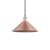 Coffee Taklampa Ø30 Borstad Koppar-Lampconcept.se