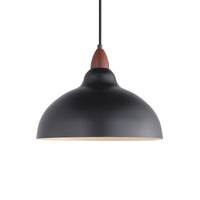 Oak Taklampa Ø35 Mörkt Trä