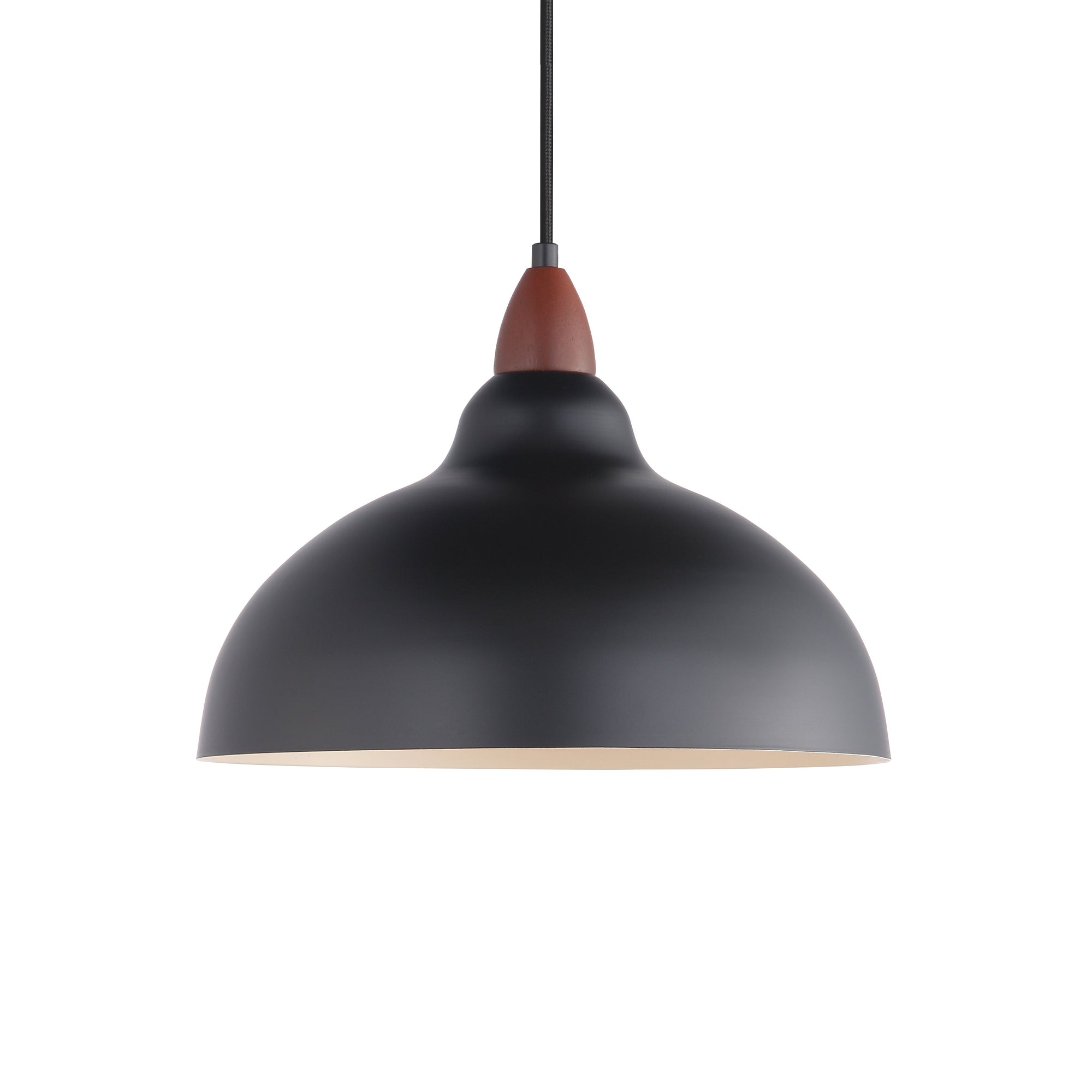 Oak Taklampa Ø35 Mörkt Trä