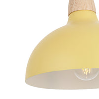 Oak Taklampa Ø19 Ljust Trä