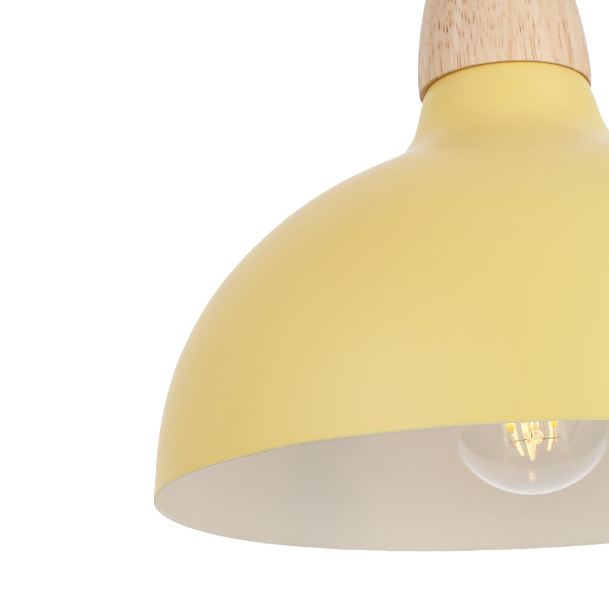 Oak Taklampa Ø19 Ljust Trä