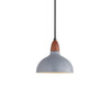 Oak Taklampa Ø19 Grå-Lampconcept.se
