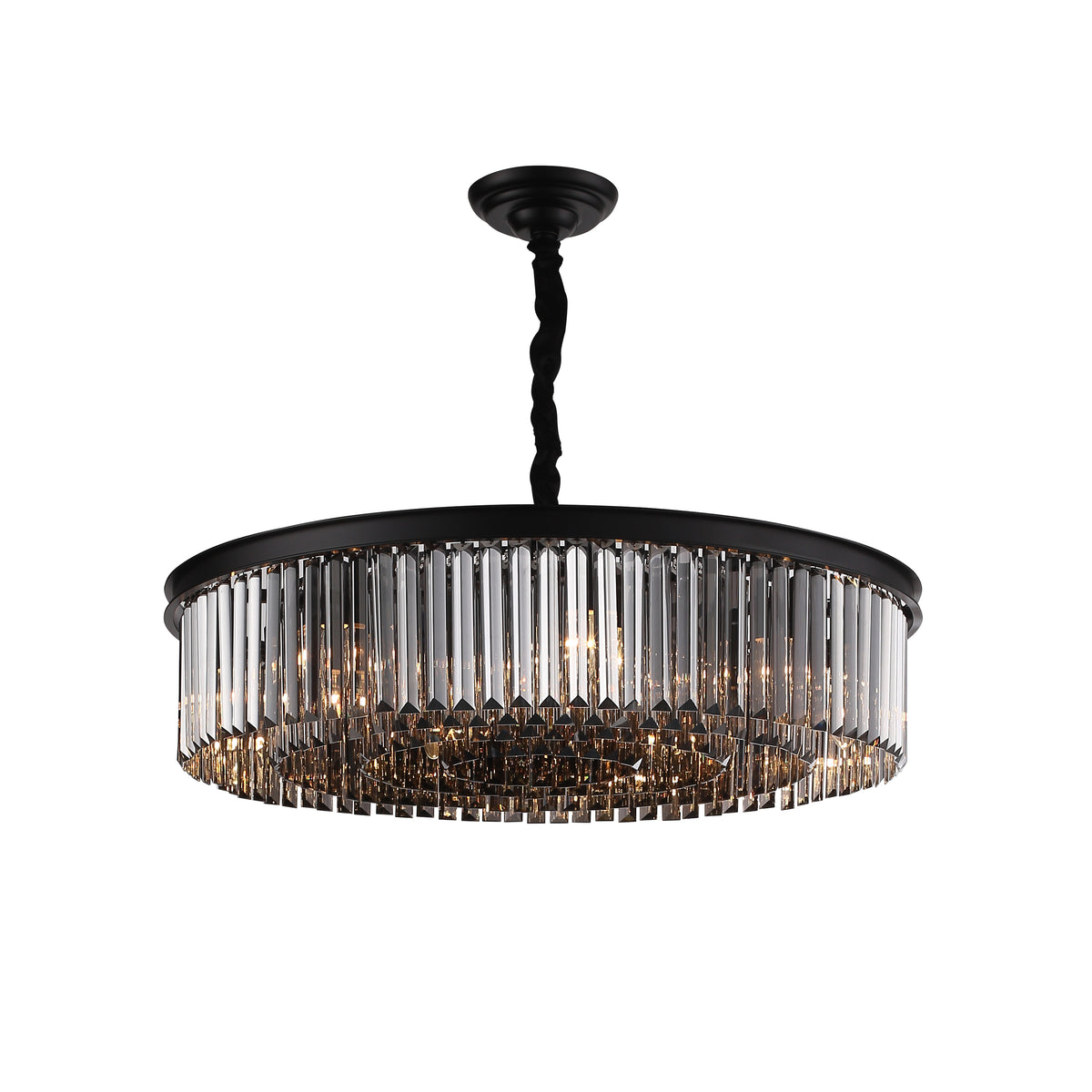 Santorini Ljuskrona Ø75 Smoke-Lampconcept.se