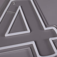 Siffra 4 Neonvägglampa-Lampconcept.se
