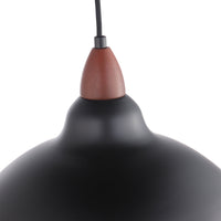 Oak Taklampa Ø35 Mörkt Trä