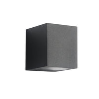 Gamp Square Vägglampa Utomhus Svart-Lampconcept.se