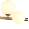 Valencia Small Långbordstaklampa 63cm Mässing/Opal