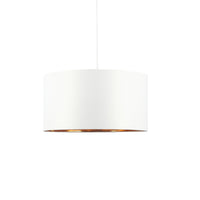 Drum Taklampa Ø50 Vit/Mässing-Lampconcept.se