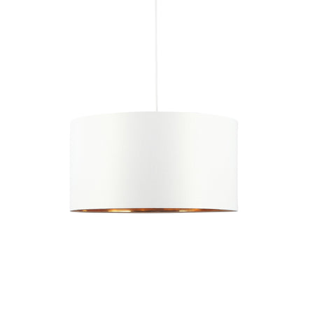 Drum Taklampa Ø50 Vit/Mässing-Lampconcept.se