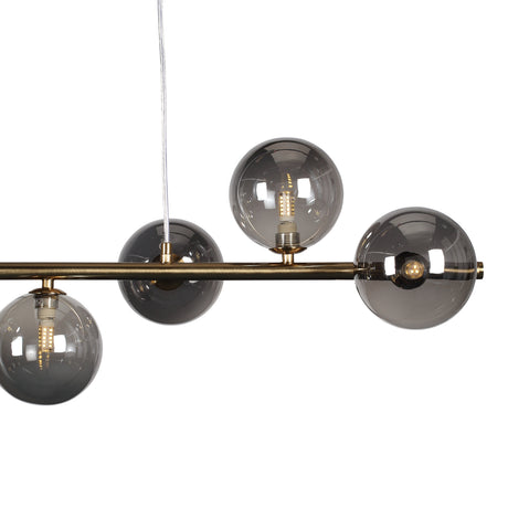 Bubbles Långbordstaklampa 90cm Smoke-Lampconcept.se