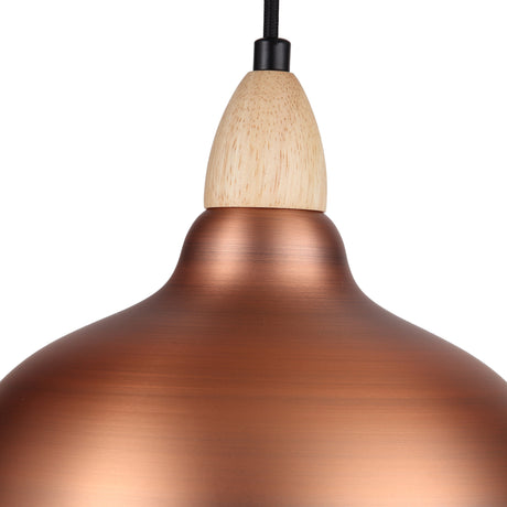 Oak Ø24 Borstad Koppar-Lampconcept.se