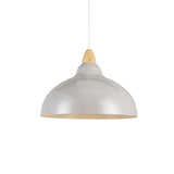 Oak Taklampa Ø35 Glossy Grå-Lampconcept.se