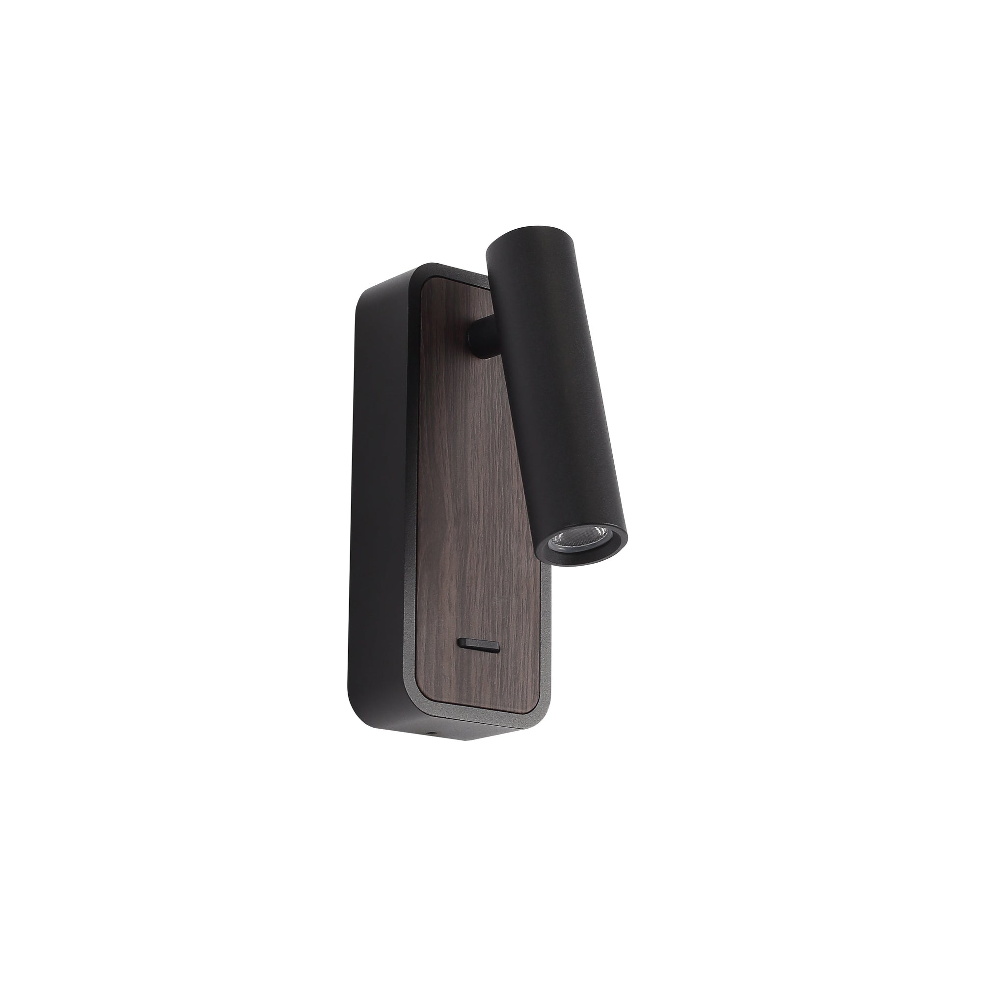 Danta Vägglampa Svart/Trälook-Lampconcept.se