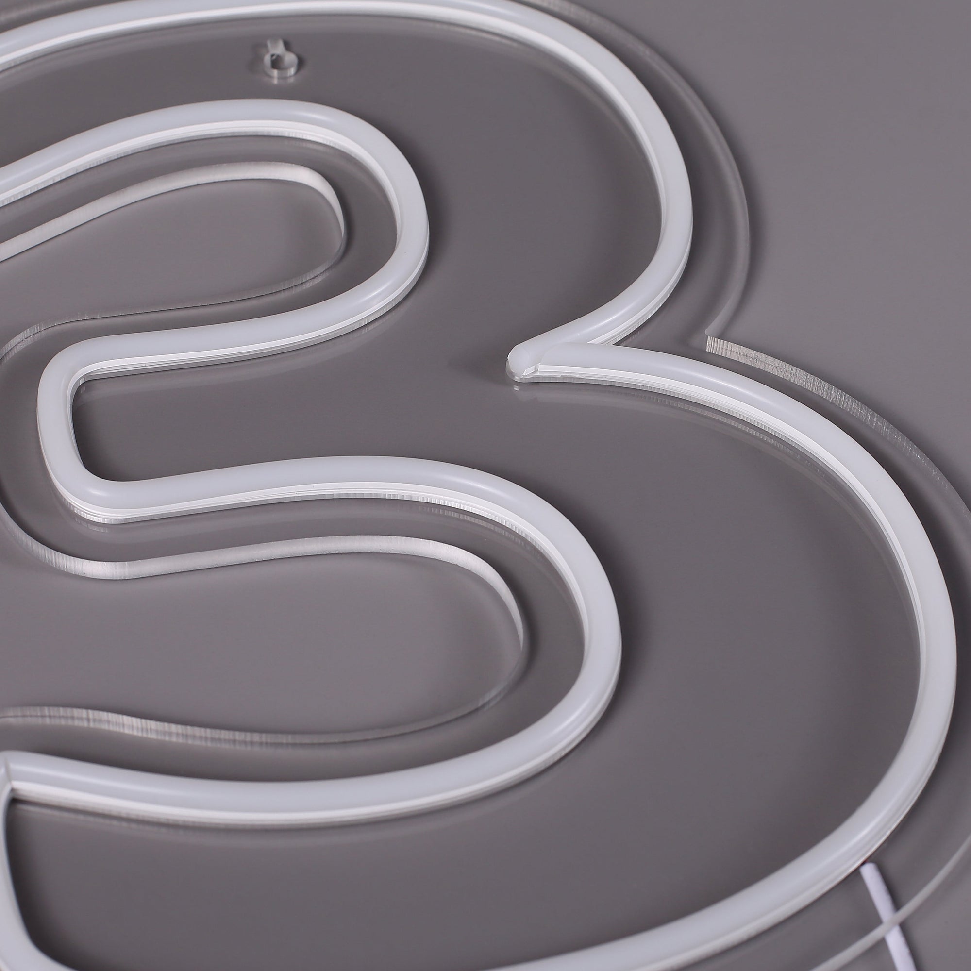 Siffra 3 Neonvägglampa-Lampconcept.se