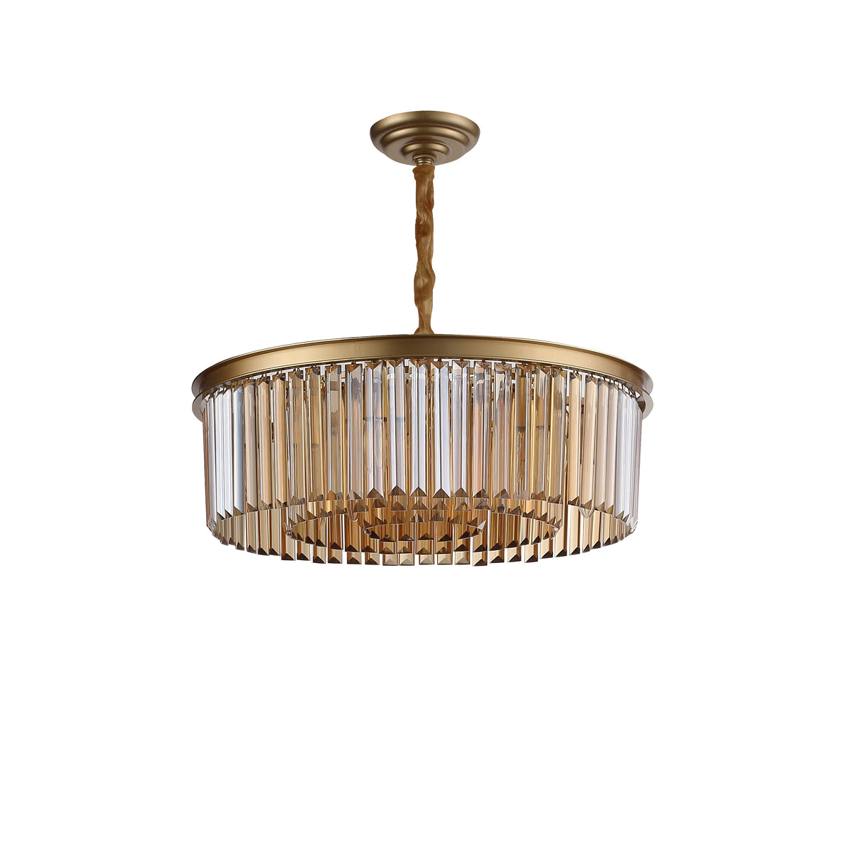 Santorini Ljuskrona Ø55 Amber-Lampconcept.se