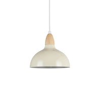 Oak Taklampa Ø19 Glossy Vanilj-Lampconcept.se