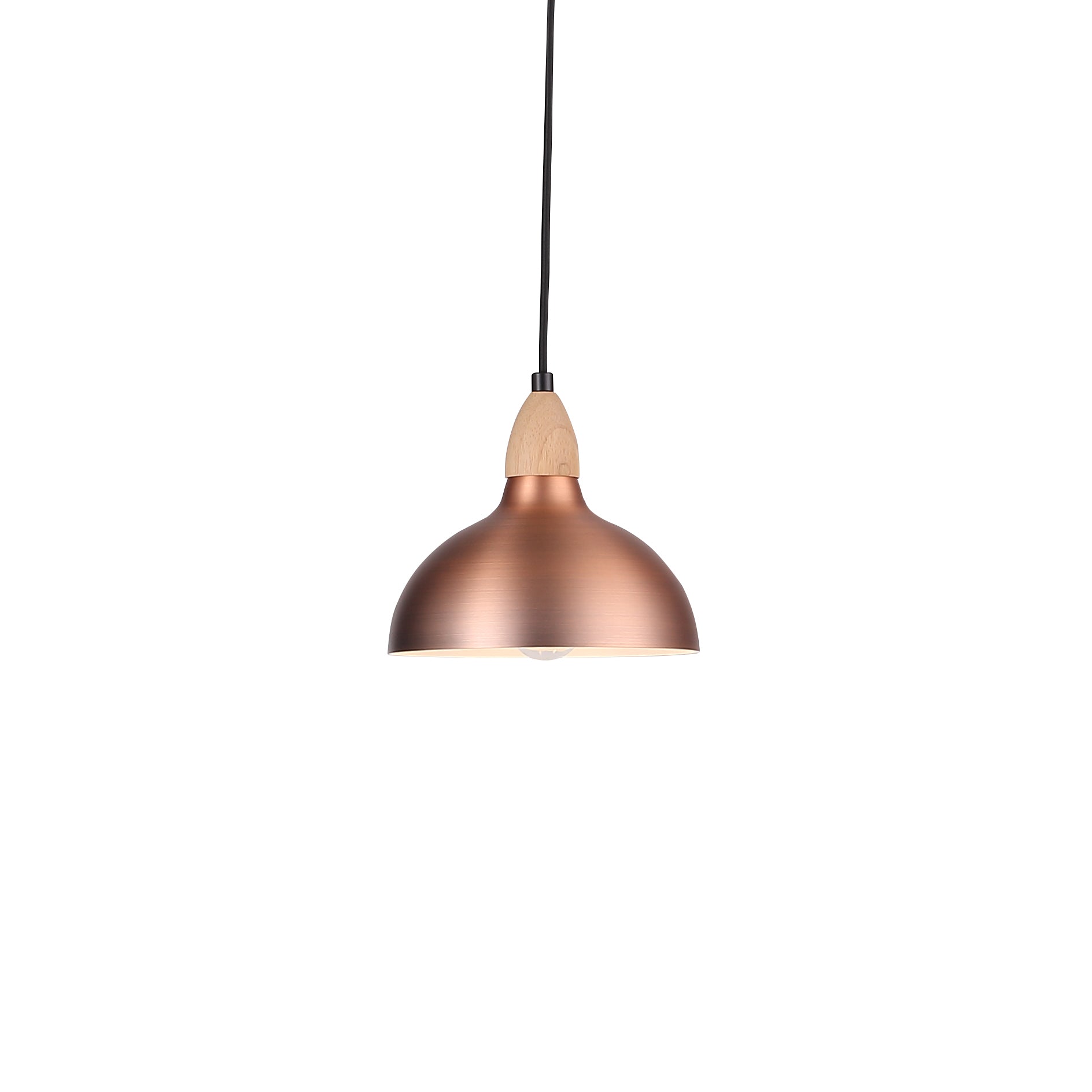 Oak Ø19 Borstad Koppar-Lampconcept.se