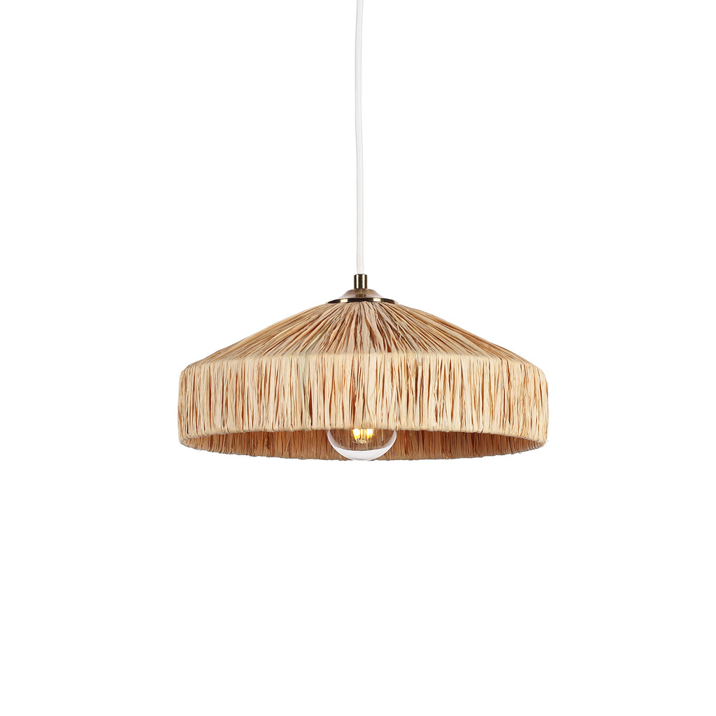 Casablanca Raffia Taklampa Ø30