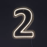 Siffra 2 Neonvägglampa-Lampconcept.se