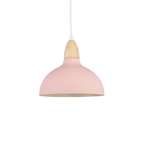 Oak Taklampa Ø19 Ljust Trä