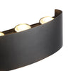 Ortelo 6W 17cm Vägglampa Utomhus Svart-Lampconcept.se