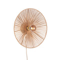 Wave Vägglampa Ø40 - Naturlig Brun