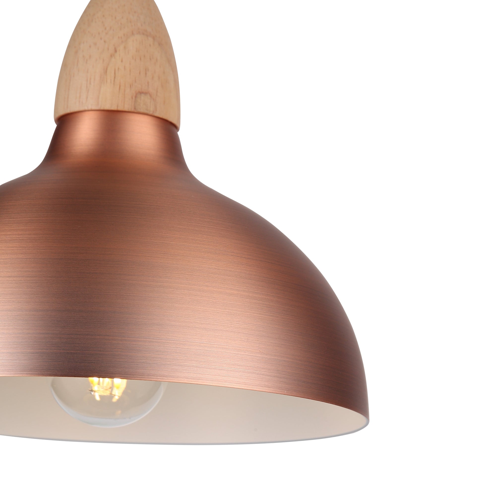 Oak Ø19 Borstad Koppar-Lampconcept.se