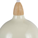 Oak Taklampa Ø19 Glossy Vanilj-Lampconcept.se