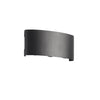 Ortelo 6W 17cm Vägglampa Utomhus Svart-Lampconcept.se