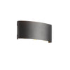 Ortelo 6W 17cm Vägglampa Utomhus Svart-Lampconcept.se
