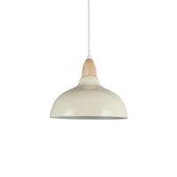 Oak Taklampa Ø24 Glossy Vanilj-Lampconcept.se