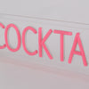 Cocktails LED Neon Box Bordlampa