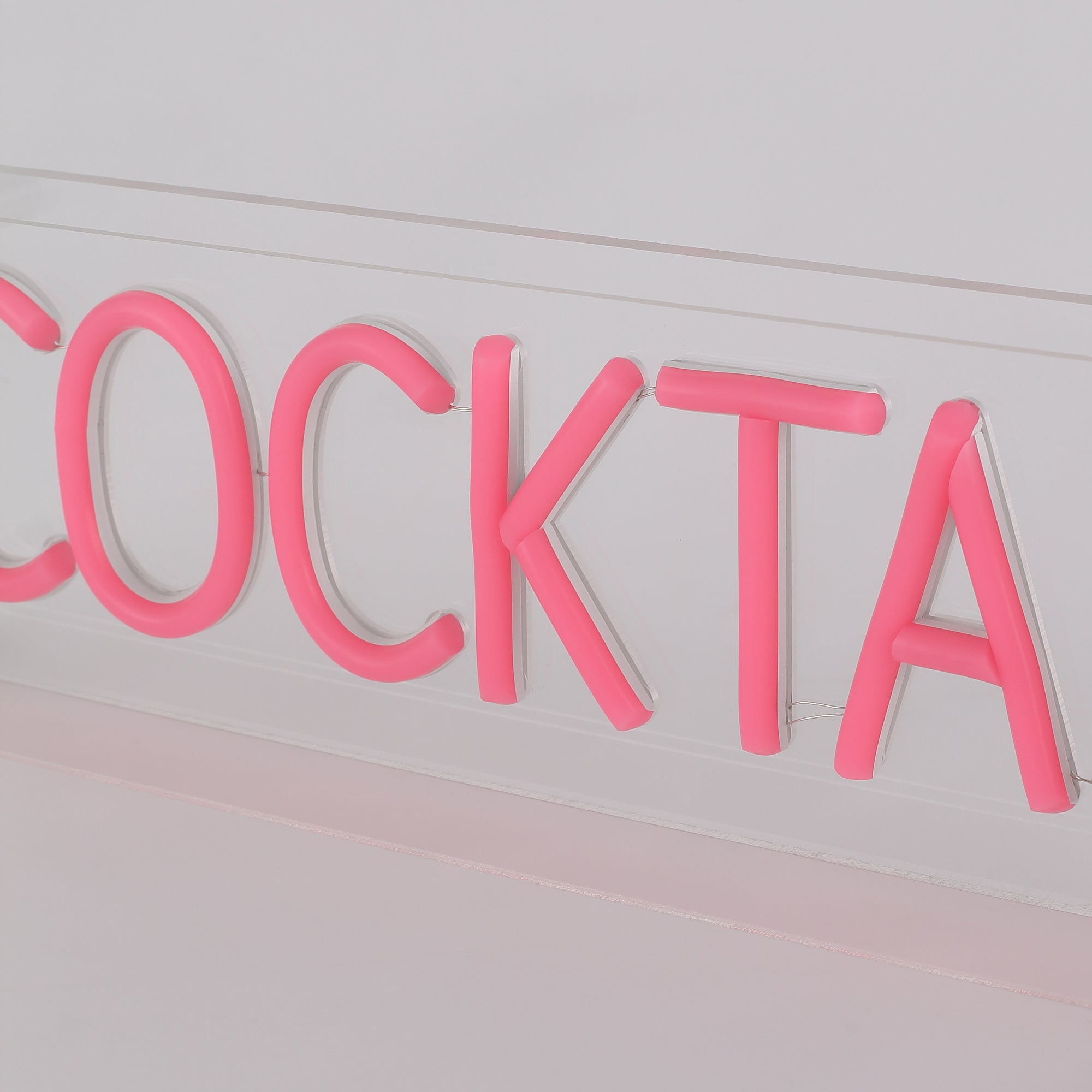 Cocktails LED Neon Box Bordlampa-Lampconcept.se