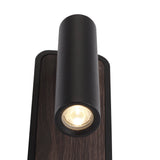 Danta Vägglampa Svart/Trälook-Lampconcept.se