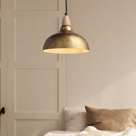 Oak Taklampa Ø24 Ljust Trä
